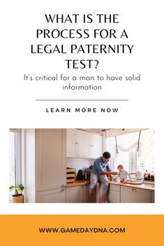 a man sitting on top of a kitchen counter in front of a window with the words what is the process for a legal pattern test?