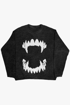 Gothic Portrait, Knitted Sweater Men, Oversized Sweater Women, Hip Hop Style, Sweater Oversize, Loose Pullover, Style Hip Hop, Estilo Hip Hop, Hip Hop Streetwear