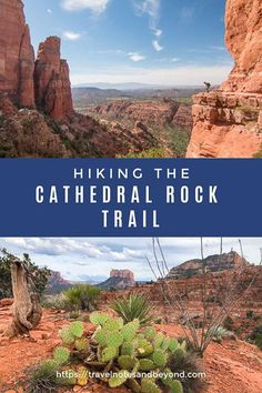 the cover of hiking the cathedral rock trail