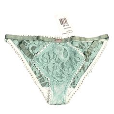 Nwt Daydream Nation Ivy Lace Cutout Panty Mint Xs Green Stretch Lace Bottoms, Green Lace Stretch Bottoms, Green Lace Bottoms For Spring, Green Stretch Bottoms With Lace Trim, Daydream Nation, Logo Hipster, Teddy Bodysuit, Pink Animals, Mini Logos