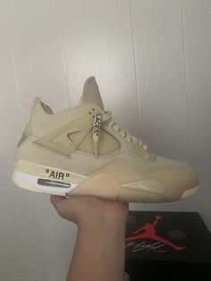 Size 9.5 wmns/8 men - Jordan 4 SP x Off-White Sail 2020 Used Condition 8/10 og all Not that dirty worn a couple of times no star lose Air Jordan 4 Retro, A Couple, Air Jordans, Sailing, Athletic Shoes, Jordan, Shoe Accessories, Off White, Women Accessories