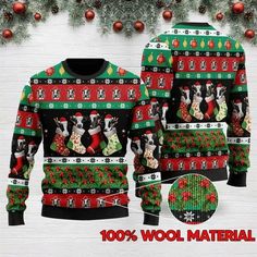 Shipping from the US. Easy 30 day return policy, 100% cotton, Double-needle neck, sleeves and hem; Roomy Unisex Fit. Funny Xmas Gifts, Ugly Sweater Christmas, Cow Christmas, Dairy Cow, Dairy Cows, Funny Xmas, Sweater Christmas, Chic Sweaters, Printed Sweater