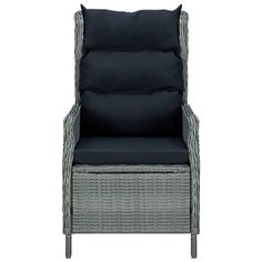 This comfy reclining patio chair is an excellent choice for chatting with family and friends or just enjoying the soothing sunbathing in your outdoor living space. This outdoor recliner, featuring a powder-coated steel frame covered with round PE rattan, is sturdy and easy to clean. The thickly padded cushions add extra comfort in your lounging time. The cushion cover is equipped with a zip, removable and washable. Thanks to the gas lift mechanism, the backrest is also adjustable to fit your pos