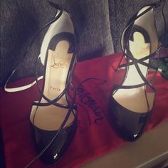 Christian Louboutin Shoes Only Used A Few Times, Bottom Red Sole Worn Out. Beautiful Shoes Evening Lace-up Heels With Red Sole, Red Sole, Selling On Poshmark, Lace Up Flat, Louboutin Shoes, Beautiful Shoes, Christian Louboutin Shoes, Luxury Items, Christian Louboutin Pumps