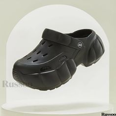 Russoo - 2023 Latest Mens Fashion Clogs: Comfortable Hollow Out Sandals Ideal for Casual Beachwear, Featuring Sturdy Soles for Spring & Summer Seasons Platform Closed Toe Clogs For Outdoor, Outdoor Platform Clogs With Closed Toe, Casual Non-slip Eva Clogs, Casual Eva Clogs With Closed Toe, Outdoor Synthetic Platform Clogs, Summer Streetwear Clogs With Rubber Sole, Summer Rubber Sole Clogs For Streetwear, Black Breathable Clogs For Summer, Black Breathable Summer Clogs