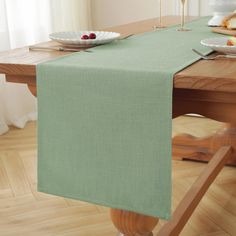 PRICES MAY VARY. 【Simple Design】Laolitou table runner is made of high quality SOLID COLOR linen style fabric, natural and rustic linen weave surface, made of well-treated fabric, it's soft and wrinkle resistant 【Rustic Decor】This farmhouse table runner is easy to lay flat and beautiful on your table, put it in your dining room to decorate not only the table but also your mood 【Easy Care and Durability】Our linen-style table runner is designed for easy maintenance. Simply wash it in a mesh bag usi Green Table Runners, Boho Coffee Table, Farmhouse Table Runner, Coffee Table Runner, Green Table Runner, Rustic Farmhouse Table, Farmhouse Table Runners, Green Table, Style Table