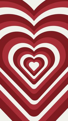 a red and white heart shaped background