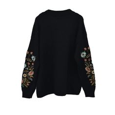 Round Collar Flowers Embroidery Long Sleeve Sweater
one size (unit:cm)
Length:53  Bust:120  Sleeve: 52  Shoulder:61  

Note: 1 inch = 2.54 cm, 1 cm = 0.39 inch Flowers Embroidery, Embroidery Top, Woman's Fashion, Lace Cardigan, Spring Sweater, Loose Sweater, White Crochet, Sweater Coats, Sweater Fashion