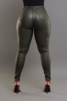 76% Cotton, 20% Polyester, 4% Spandex | 30" Inseam | Model Wearing A Size Medium | Runs Large Curve them first girlie, and look like a baddie when you do. These high rise faux leather pants have a slim fit with back pockets and attached belt loops. Add a fun top to make these stand out. Trendy Solid Color Polyurethane Pants, High-waisted Faux Leather Pants, Solid High-waisted Faux Leather Pants, Solid Color High-waisted Faux Leather Pants, Solid Faux Leather High-waisted Pants, Faux Leather Bottoms For Night Out, Solid Color Faux Leather Bottoms For Night Out, High Waist Faux Leather Pants, Fitted High-waist Faux Leather Pants