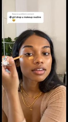 Fenty Contour, Makeup Tips Natural, Rare Beauty Concealer, Contour Video, No Make Up Make Up Look, Maybelline Fitme, Makeup For Black Skin, Natural Glowy Makeup