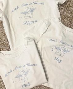 Angel Themed Big/Little shirt! Please add you chapter in the personalization box and a proof will be sent to you before creation! Big Little Shirts, Made In Heaven, Cropped Tube Top, Big Little, Match Making, Crop Tee, Tube Top, Womens Clothing Tops, Favorite Outfit