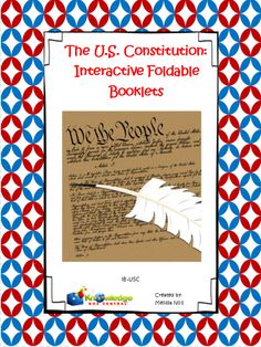 the u s construction interactive foldable booklet for we are people, written by bill moore