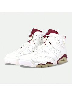 Air Jordan 6 Retro Maroon (2015) White         Sports & Outdoor Shoes, size features are:Bust: ,Length: ,Sleeve Length: Casual Athletic Shoes, Air Jordan 6 Retro, Jordan 6 Retro, Air Jordan 6, Jordan 6, Outdoor Shoes, Sports Equipment, All Fashion, Air Jordan