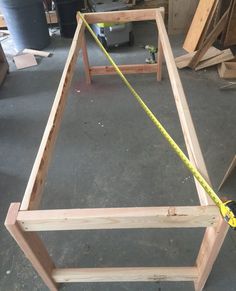 the frame is being constructed and ready to be assembled