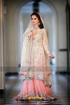 Designer Maria B Party Wear, Maria B Bridal, New Pakistani Dresses, Pakistani Dresses Online Shopping, Pakistani Women Dresses, Gold Wedding Dress, Chiffon Collection