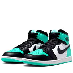 Send Offers I May Accept Brand New Never Worn Or Tried On 100% Authentic From Nike Sold Out Everywhere Same Day / Next Day Shipping (Unless Weekend) Teal Jordans, Pink Jordans, Blue Jordans, Jordan Shoes Retro, Black Jordans, Kicks Shoes, Nike Air Jordan 1 Retro, Shoes Nike Air, Shoes Retro