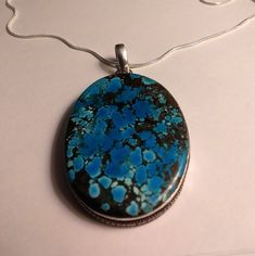 This Stunning 925 Sterling Silver Turquoise Necklace Is So Unique. 925 Sterling Silver. 20 Inches N Chain Length. 2 Inches Pendant Length. 50 Carats Of Turquoise Stones. Turquoise And Wealth. Turquoise Has Long Been A Symbol Of Luxury And Wealth. Wherever This Gemstone Is Found, It Is Always Symbolic Of Abundance. This Will Be A Nice Addition To Your Jewelry Collection. Turquoise Stones, Original Jewelry, Silver Turquoise, Turquoise Sterling Silver, Turquoise Stone, Chain Lengths, Chain Length, Blue And Silver, Womens Jewelry Necklace