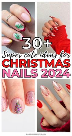 Get in the festive mood with these 30+ stunning Christmas nails! Discover gorgeous Christmas nail designs and Christmas nail ideas that will make your holiday nails pop. From Christmas nail art to cute Christmas nails, these looks are perfect for the season. Check out these Christmas nails 2024 on the blog for all your December nails inspo, plus tips for easy Christmas nails and festive nails. Best Christmas Nails Design, Non Traditional Holiday Nails, Cute Christmas Nails Almond Shape, Christmas Full Set Nails, Christmas Winter Nail Designs, Christmas Nails Present Design, Christmas Nail Acrylic Ideas, Christmas Nails Designs Holiday, Holiday Nail Art Designs