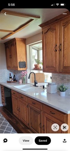 the kitchen is clean and ready to be used by someone in their home or business