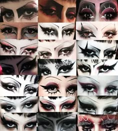 Gothic Liner Makeup, Eye Makeup Gothic, Vampire Eyeliner Looks, Spooky Goth Makeup, Types Of Goth Subcultures, Trad Makeup Goth, 80s Vampire Outfit, Gothic Make Up Looks, Emo Drag Makeup