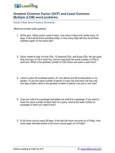 Gcf lcm worksheet 27 Search into our collection for more related image. Remember to share your favorite finds with your friends! Simply click on the image to save it, or right-click and choose Save As Lcm Worksheet, Gcf And Lcm, Multiplying Fractions Worksheets, Skeletal System Worksheet, Lcm And Gcf, Prayer Cards Printable, Greatest Common Factor, Least Common Multiple, Greatest Common Factors