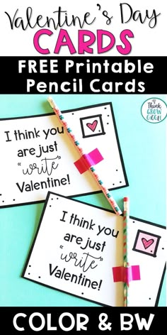 valentine's day cards for kids to print and color