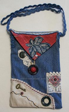 a piece of cloth with buttons and chains attached to it