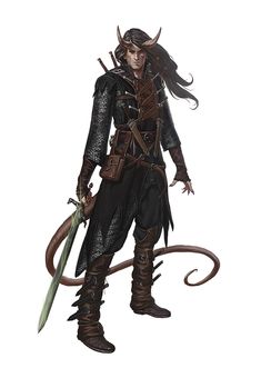 Male Tiefling Assassin Rogue - Pathfinder PFRPG DND D&D 3.5 5th ed d20 fantasy Fantasy Classes, Rogue Assassin, Pathfinder Rpg, The Elder Scrolls, Fantasy Warrior