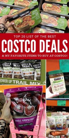 the costco deal is on display in this collage