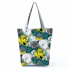 This soft shoulder bag for women is made from good quality canvas and lined with polyester for a smooth finish. Displaying a vivid floral printed design that will instantly brighten your day, this beach tote bag has a zipper closure for extra safety. This large capacity tote bag carries your essentials and even has a n interior pocket. Fitted with two shoulder straps, add this versatile bag to your collection!

Specifications




Types of bags: Shoulder & Handbags

Style: Women Canvas Beach Bags Blue Keychain, Canvas Beach Bag, Canvas Travel Bag, Beach Tote Bag, Handbag Outfit, School Bags For Girls, Printed Handbags, Woven Tote Bag, Tote Pattern