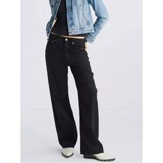 Discover Your New Spring Favorite Step into the season with our Women's Elegant Black Straight Jeans - a perfect blend of style and comfort for your everyday wardrobe. Designed for the modern woman, these jeans provide a relaxed yet chic look that is ideal for both casual outings and office settings. Whether you're running errands, enjoying a weekend brunch, or stepping into a meeting, these jeans offer versatility and elegance. Unparalleled Comfort and Style Made from premium quality lyocell, these jeans are not just about style but also about comfort. The fabric is known for its smoothness, ensuring a comfortable fit throughout the day. The mid-rise waist and straight cut create a flattering silhouette for a variety of body types, while the light wash adds a touch of effortless sophistic Black Straight Jeans, Black Fitted Rigid Denim Jeans, Non-stretch Washed Black Straight Leg Jeans, Black Full-length Rigid Denim Bottoms, Non-stretch Black Denim Pants, Black Full-length Rigid Denim Jeans, Middle Aged Women, Office Fashion Women, Weekend Brunch