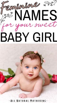 150+ baby girl names that are feminine. These perfect first names and middle names are girly and sweet and can be paired together perfectly for your new baby. Once you find out the gender, it's time to pick out names for baby girls. Girl Middle Names, First And Middle Names, Middle Names For Girls, Feminine Names, Middle Names, Love Wallpaper Backgrounds