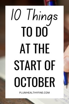 Here are 10 things you should do at the start of October to get organized and enter the new month on a fresh note | things to do at beginning of month | start of month checklist | things to do at start of October | things to do at beginning of October | start of October checklist | self improvement tips October Checklist, October New Month, Beginning Of Month, Month Checklist, Life Planner Organization, Simple Living Lifestyle, Live Life Happy, Post Divorce