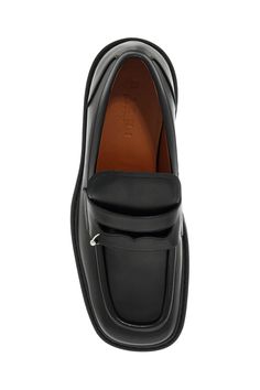 100% calf leather Marni Loafers, Metal Piercing, Marni Shoes, Mens Leather Loafers, The Vamp, Leather Cap, Boot Pumps, Sneaker Heels, Leather Loafers