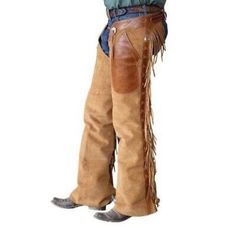 Great Shopping Native American Cowboy Style Suede Leather Pant Rodeo Chap Mountain Mens Chap, Mens Clothing Western Jacket Women, Cowboy Chaps, Western Chaps, Leather Top Hat, Riding Chaps, Mountain Men, Fringe Fashion, Mens Cowboy, Leather Pant