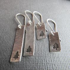 Hand Stamped Jewelry Silver, Impressart Jewelry Ideas, Stamped Jewelry Ideas, Metal Stamping Ideas, Stamped Metal Jewelry, Metal Stamping Projects, Impress Art, Stamping Jewelry, Stamp Jewelry