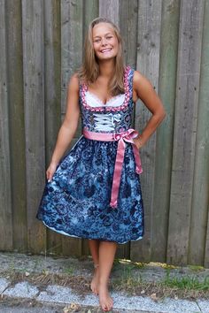 Herz'sach Dirndl German Traditional Clothing, Bridal Dirndl, Oktoberfest Dress, Dirndl Dress, National Dress, Medieval Dress