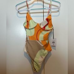 Manufacturer:Revel Rey Suggested Price:$210.00 Manufacturer Color:Calder Crepe Condition:New With Tags Style Type:One-Piece Swimsuit Collection:Revel Rey Material:82% Polyester/18% Spandex; Lining: 85% Nylon (100% Recycled)/15% Spandex Country Of Origin:Indonesia Specialty:Underwire Size:Xs Gender:Womens Fabric Type:Polyester Size Origin:Usa Size Type:Regular Hygienic Liner Is Missing, Still With Tags Trendy Lined One-piece Swimwear For Poolside, Trendy Lined One-piece Swimsuit For Poolside, Trendy Lined Body One-piece For Poolside, Trendy Lined One-piece For Poolside, Trendy Lined Bodysuit For Poolside, Trendy Fitted Bodysuit For The Pool, Trendy Fitted Bodysuit For Poolside, Spring Pool Bodysuit With Underwire, Spring Underwire Bodysuit For Pool