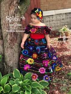 Beautiful Girls Mexican Chiapaneco Dress. This dress is Hand Embroidered and is perfect for any special occasion or party. Available in Matching Mommy and Me: https://www.etsy.com/es/listing/794394916/vestido-chiapaneco-mami-y-yo-vestido?ref=listings_manager_grid Festive Embroidered Dresses For Dress-up Occasions, Festive Embroidered Dress For Dress-up Occasions, Multicolor Fiesta Dresses For Festivals, Multicolor Dresses For Fiesta Festivals, Multicolor Dresses For Fiesta And Festivals, Multicolor Embroidered Dress For Summer Festivals, Embroidered Dresses For Fiesta And Festivals, Floral Embroidered Dress For Fiesta Festivals, Festive Bohemian Dresses For Fiesta