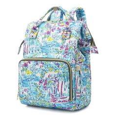 Get one of these cute Lilly inspired diaper bags for all your baby needs! Please leave seller a note with the initials(first-LAST-middle), font, and color of thread that you would like on the bag. Feel free to message the seller if you have any questions! Mens Gym Bag, Cheap Backpacks, Lilly Inspired, Pink Cottage, Rolling Backpack, Mommy Bag, Red Peach, Tropical Leaf Print, Personalized Embroidery