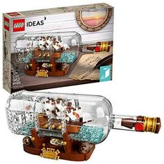 the lego ideas ship is in its box