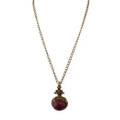 "Vintage Goldette Marbleized Glass Pendant Necklace (A3387) Size: 20\" Color: Red, Gold Condition: Very good vintage Era: Circa 1960s Signed: None Details: Possibly reversible on watch fob chain. Please look at all the photos, as they are part of the description. I try my best to point out any flaws. Also please remember this is a preloved piece and may show signs of light wear, marks, scratches, etc. I will be posting a lot more jewelry, Keep checking back." Retro Brass Jewelry For Formal Occasions, Red Locket Necklace For Formal Occasions, Formal Retro Pendant Jewelry, Retro Pendant Jewelry For Formal Occasions, Retro Formal Pendant Jewelry, Retro Formal Necklace With Vintage Charm, Formal Retro Necklace With Vintage Charm, Retro Round Metal Necklaces, Retro Round Metal Necklace