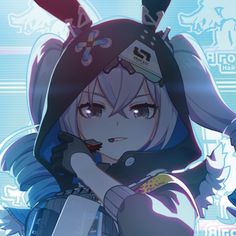 image is from honkai impact 3's official website > wallpapers if on mobile, turn on desktop mode Wolf Art, Love Gif, Blue Aesthetic, Miss Me, Mind Blown