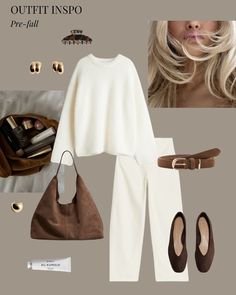 Neutrals Outfit, Neue Outfits, Mode Casual, White Outfit, Mode Inspo, Fashion Mode