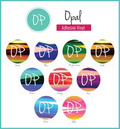 the different styles and colors of dp logo badges for adults to use on their clothing