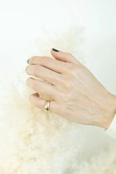 rounded sleek, tapered shape worn alone or with a stack size 6.5 14k yellow gold Balloon Ring, Small Balloons, Kick Pleat, Ring Gold, Shapewear, Jumpsuit Dress, Gold Rings, Shoe Boots, Balloons