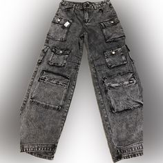 These Are Fashion, Nova Pants Acid Washed These Are Also Cute For The Summer Or Any Event Cheap Urban Style Washed Black Bottoms, Cheap Urban Washed Black Bottoms, Trendy Washed Black Bottoms With Belt Loops, Trendy Baggy Washed Black Bottoms, High Waist Bottoms With Side Pockets In Washed Black, Gray Relaxed Fit Grunge Bottoms, Edgy Wide Leg Bottoms With Pockets, High Waist Utility Bottoms In Washed Black, High Waist Washed Black Utility Bottoms