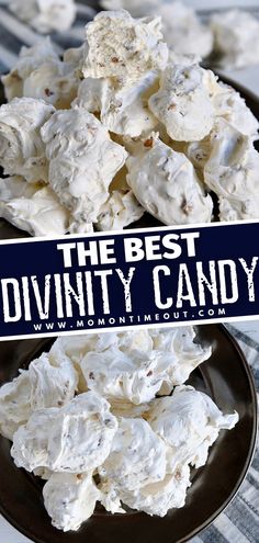 the best divinity candy recipe is made with white chocolate and marshmallows