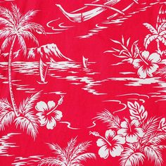 Introducing "Island," the ultimate Hawaiian aloha shirt where the spirit of old Hawaii comes alive on fabric! Immerse yourself in the rich heritage of the islands with graphics of coconut trees, Diamond Head, outrigger canoes, hibiscus flowers, and ocean waves all in captivating white against a siren red backdrop. Let each element carry you on a journey through Hawaii's timeless beauty, celebrating the essence of the islands with every wear. Details: Spread collar Short sleeves Front button clos Old Hawaii, Pali Hawaii Sandals, Aloha Dress, Iconic Beauty, Red Backdrop, Aloha Print, Hawaiian Designs, Hawaii Usa, Hula Girl