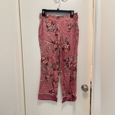 Joie Silk Floral Pants, Never Worn, Size Xs (Needs To Be Steamed) Floral Pants, Pants Color, Orange Pink, Pink Orange, Color Orange, Pink And Orange, Pant Jumpsuit, Pants For Women, Silk